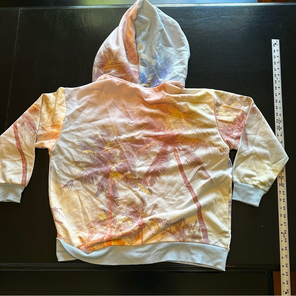 NWT FOREVER 21 XL Palm Tree Print Hoodies Matching Set Halloween Cruise - Picture 9 of 9